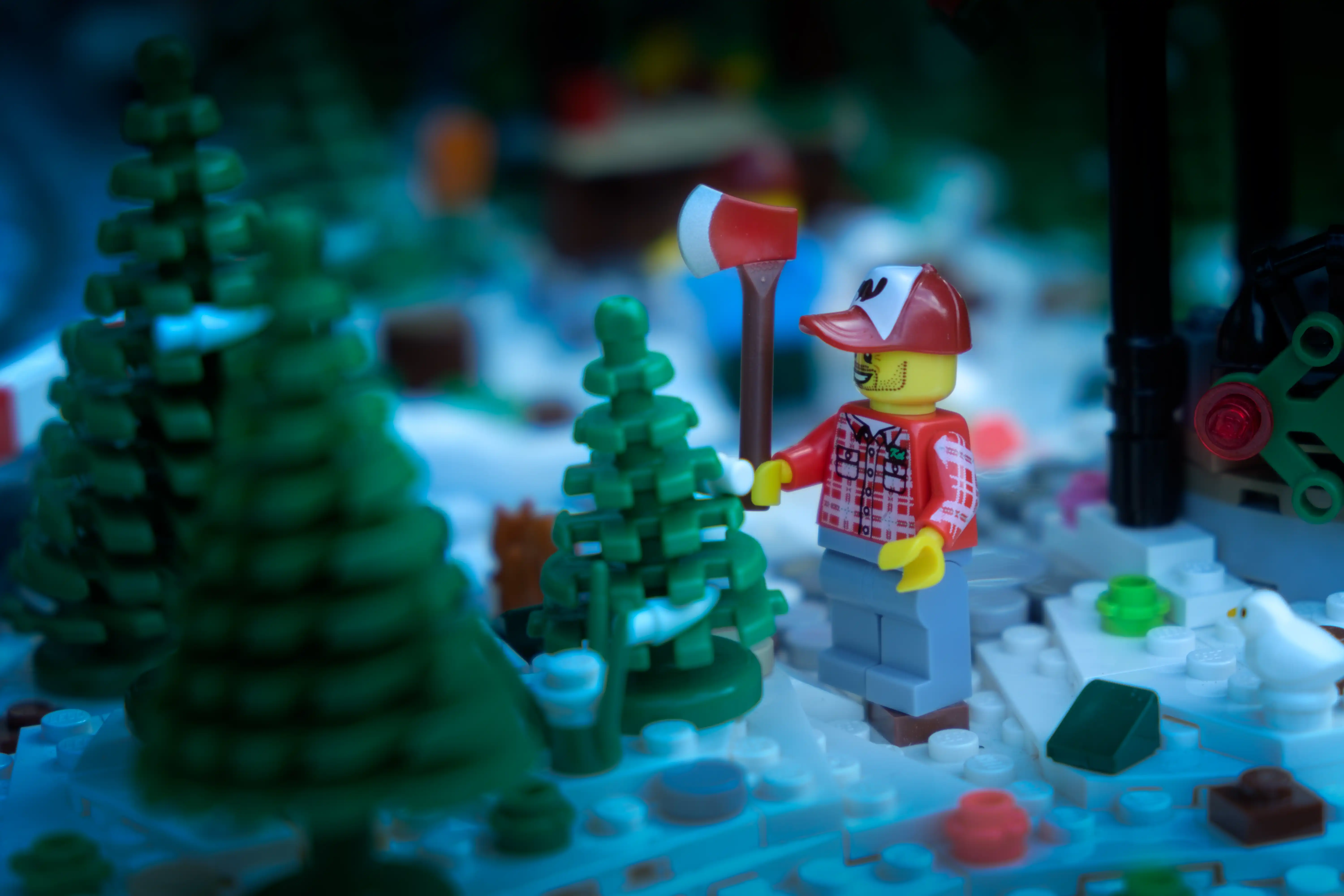 Le "Lumberjack" (Minifig col072) ajouté à notre Terrier