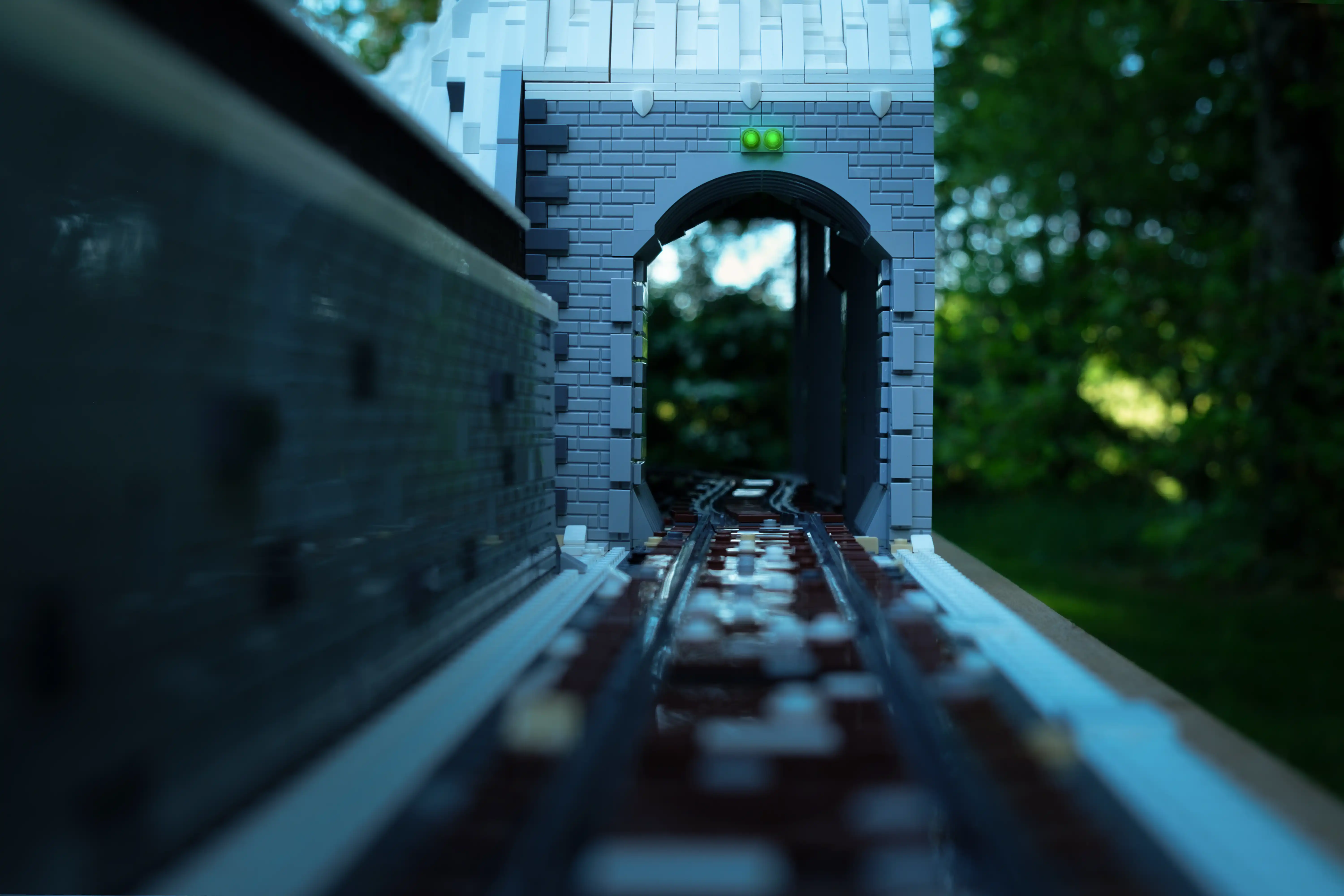 Entrée du tunnel de notre Terrier, finalisée en 2022