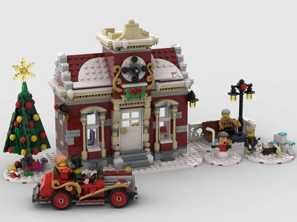 Le MOC "Little Winter Town Hall" (1/2)