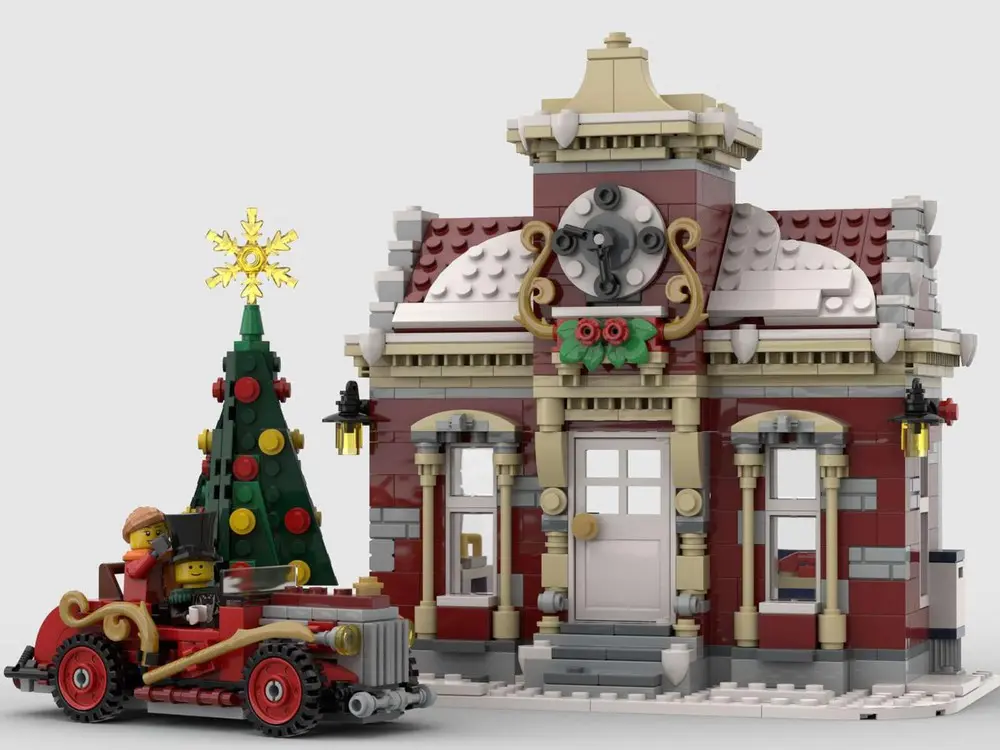 Le MOC "Little Winter Town Hall" (2/2)