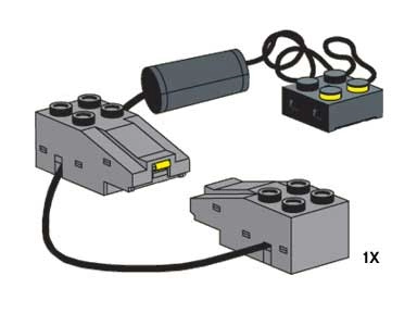La pièce 5306c01, nécessaire pour faire fonctionner un train LEGO 9V