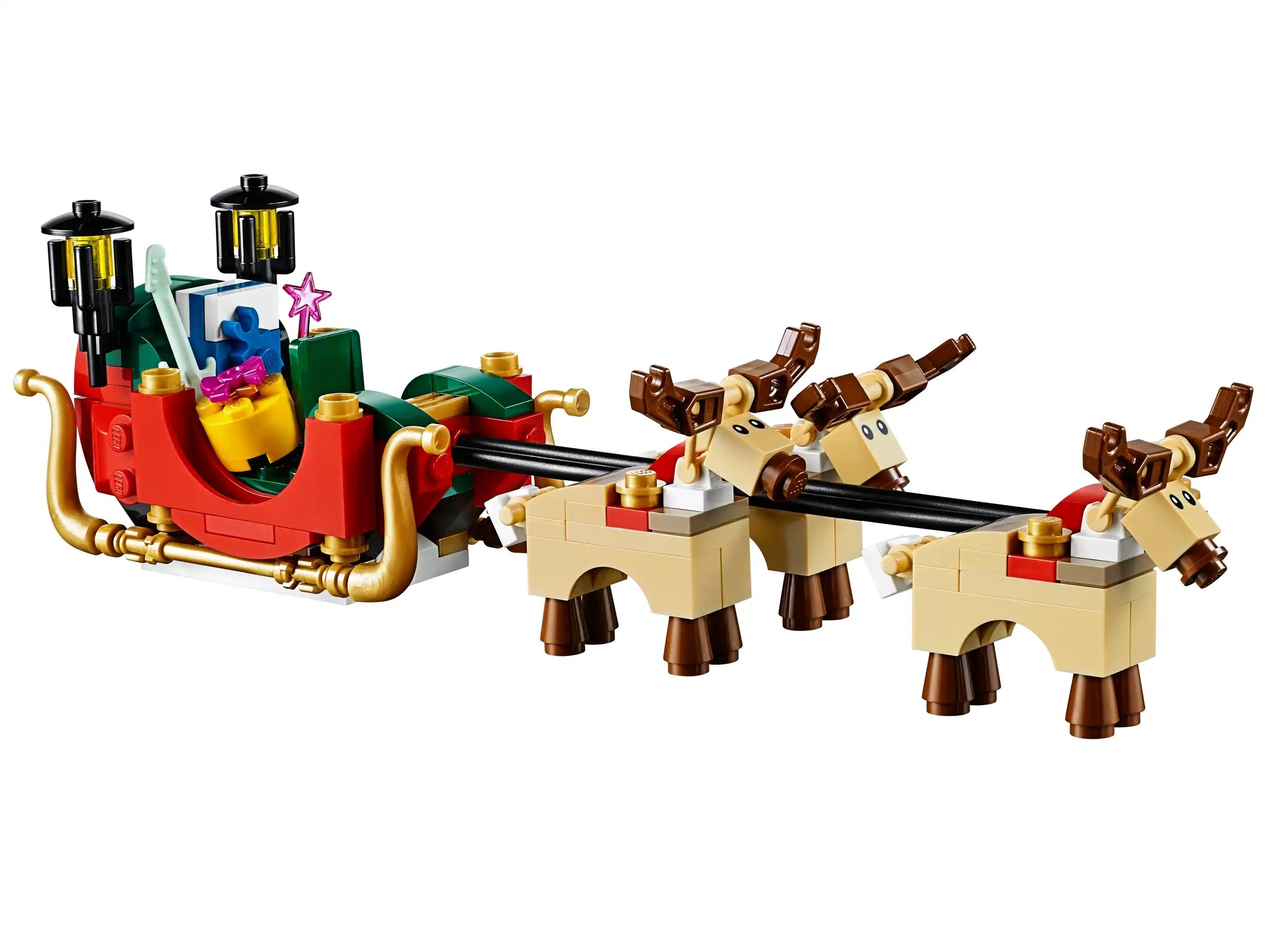 C'était également le cas des rennes et du traîneau, eux aussi présents dans le "Santa's Workshop" (Set 10245)