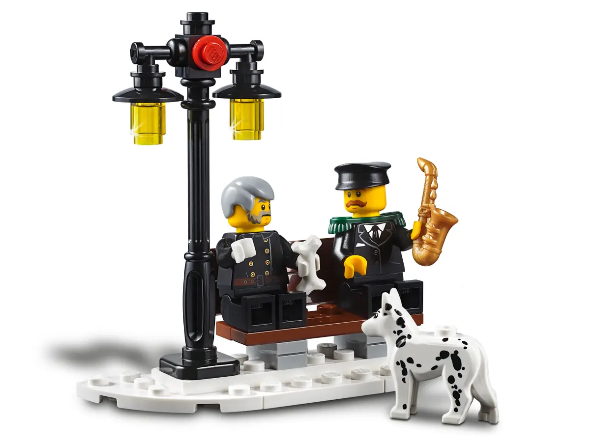 Le banc de la "Winter Village Fire Station" (Set 10263)