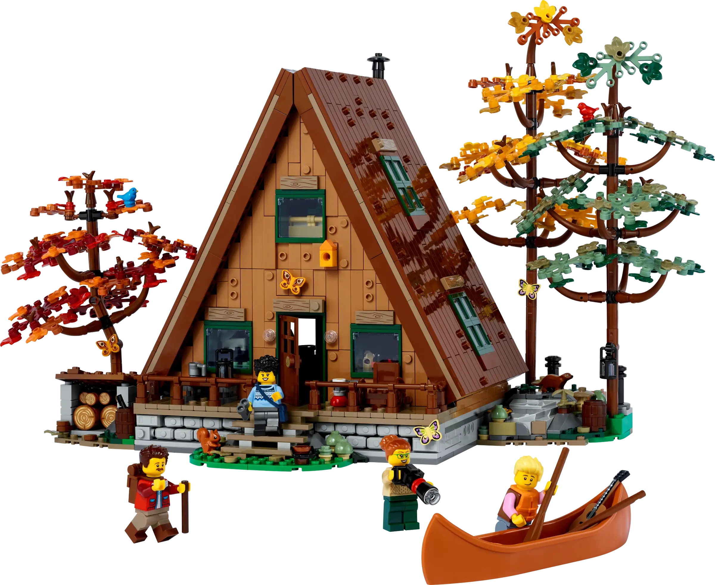 Nous avons commandé la "A-Frame Cabin" (Set 21338) avant qu'elle ne soit retirée des ventes