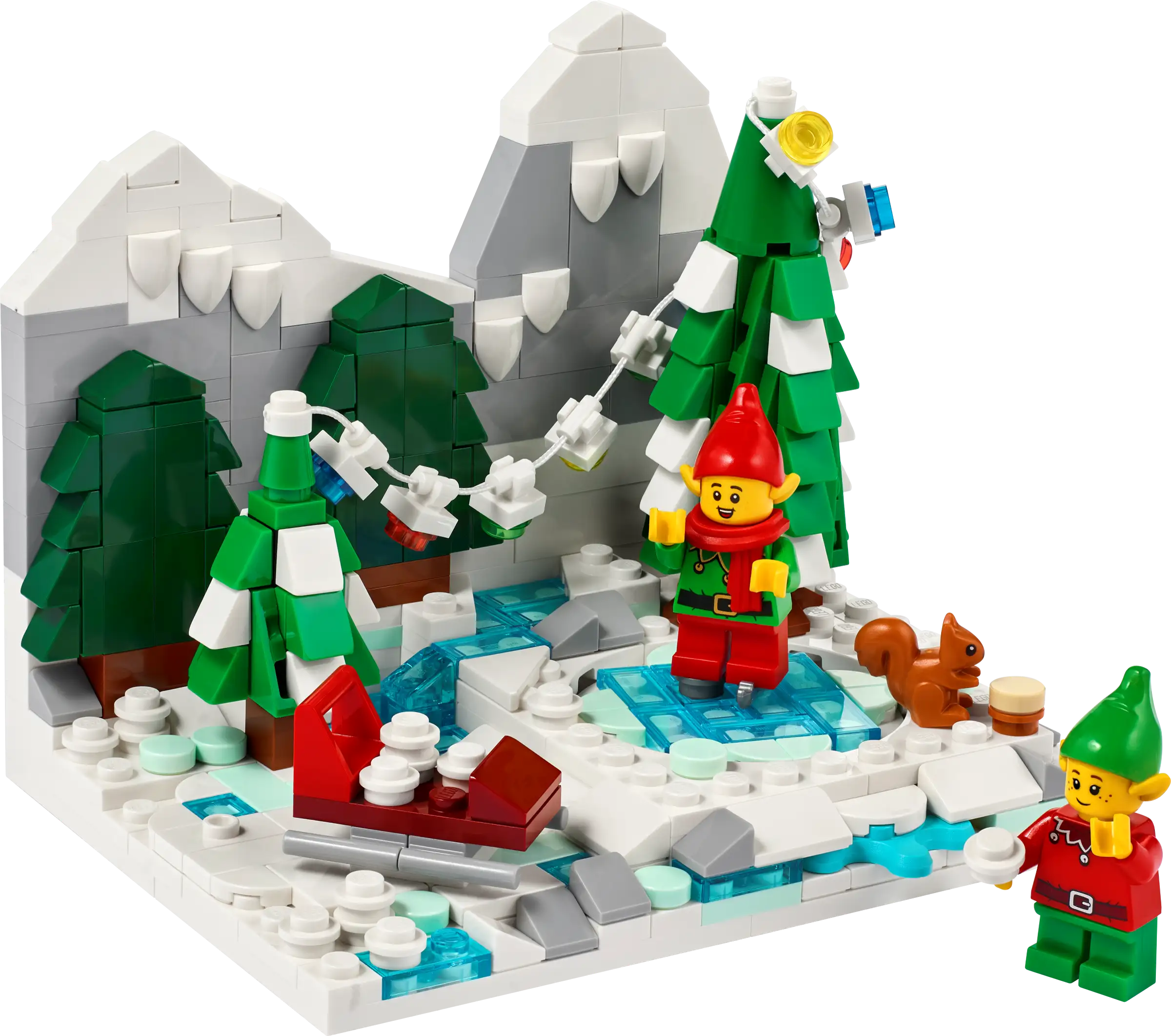 La "Winter Elves Scene" (Set 40564)