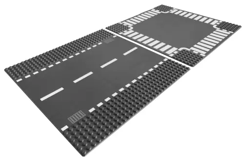 Les "Straight & Crossroad Plates" (Set 7280)