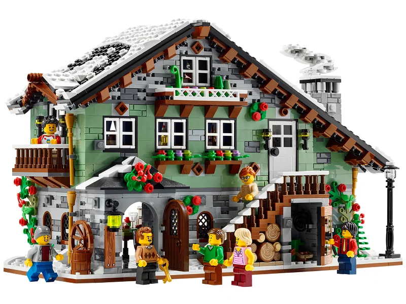 Le "Winter Chalet" (Set 910004), sorti en 2023 grâce au BrickLink Designer Program