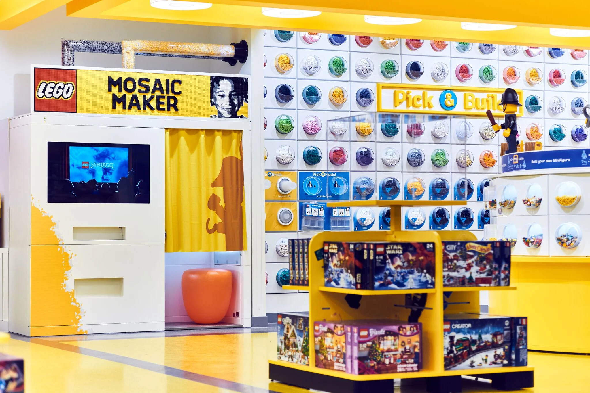 La "Mosaic Maker" du LEGO Store de Leicester Square