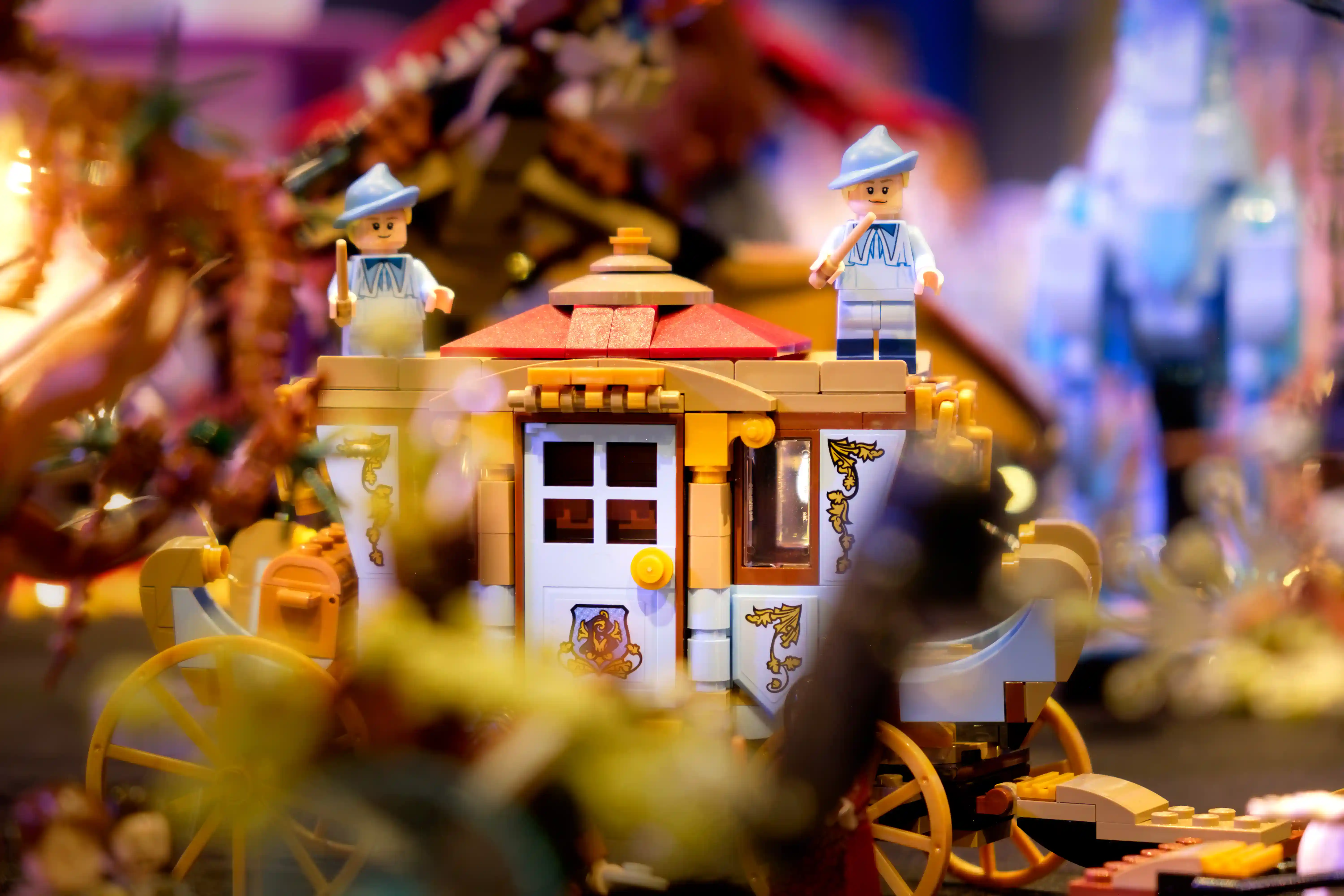 Un diorama "Harry Potter" observé à L'expo Super Géniale 2024